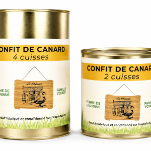 Faites-vous plaisir avec un délicieux confit de canard !
